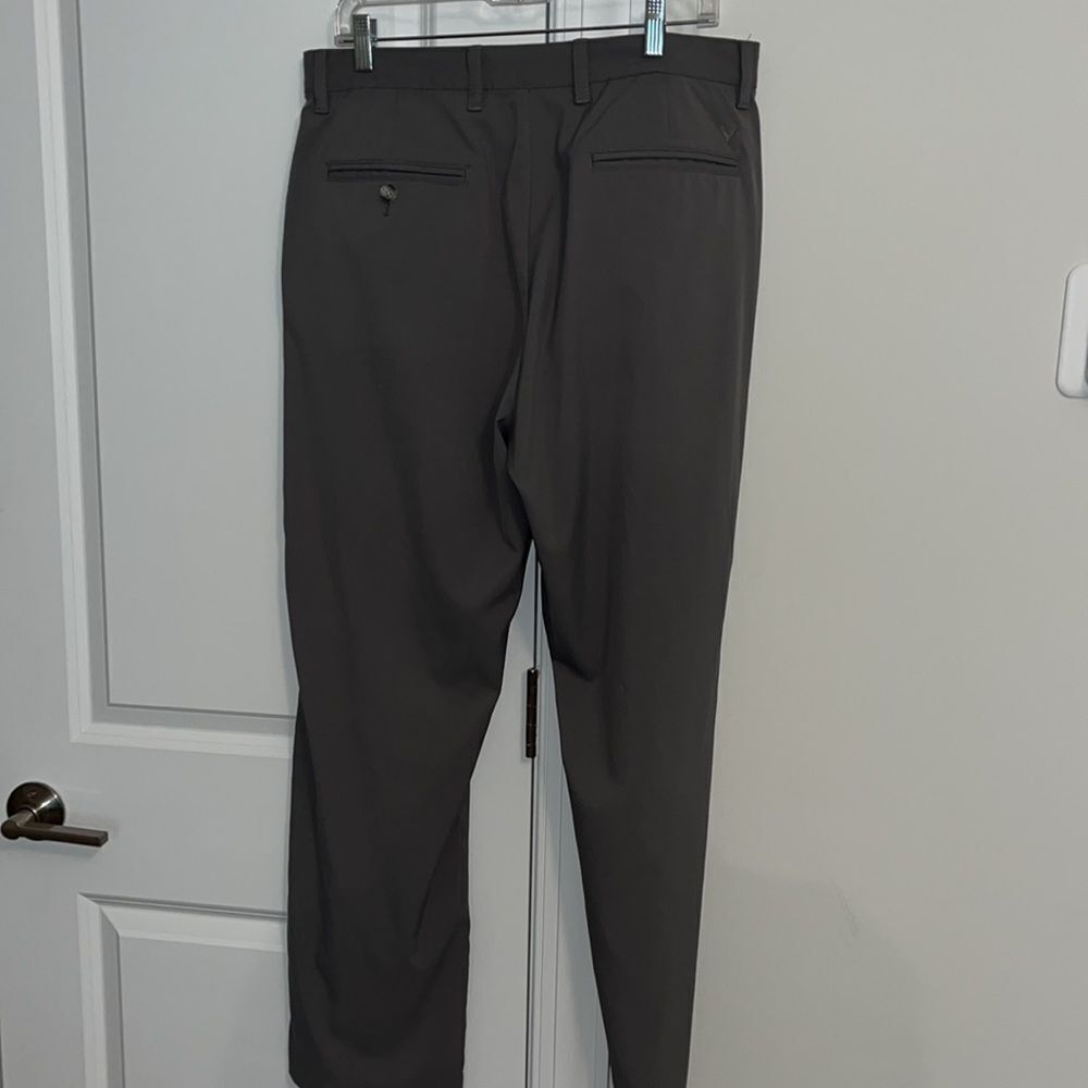 Gray Flat Front Callaway Polyester Performance Po… - image 7